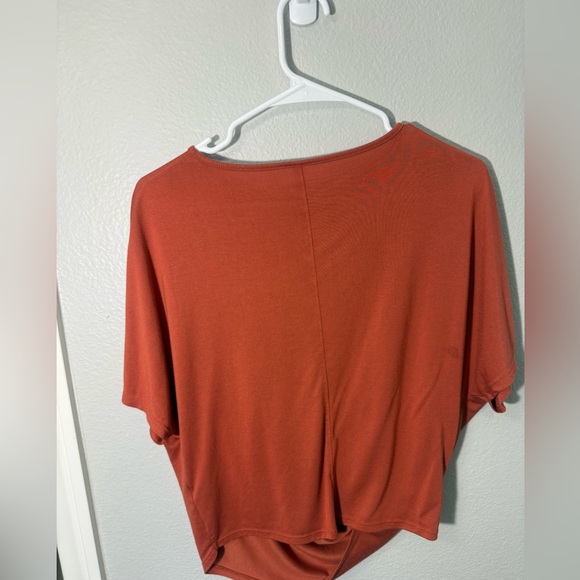 Athleta Burnt Orange Dolman Top - Picture 2 of 2